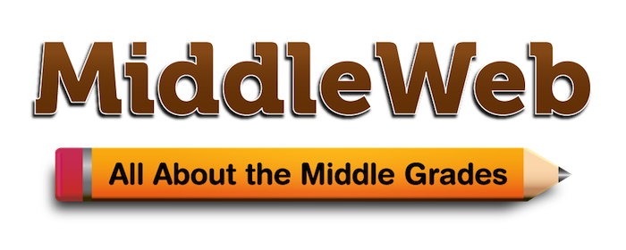 Logo for the site ''Middle Web'' all about the middle grades